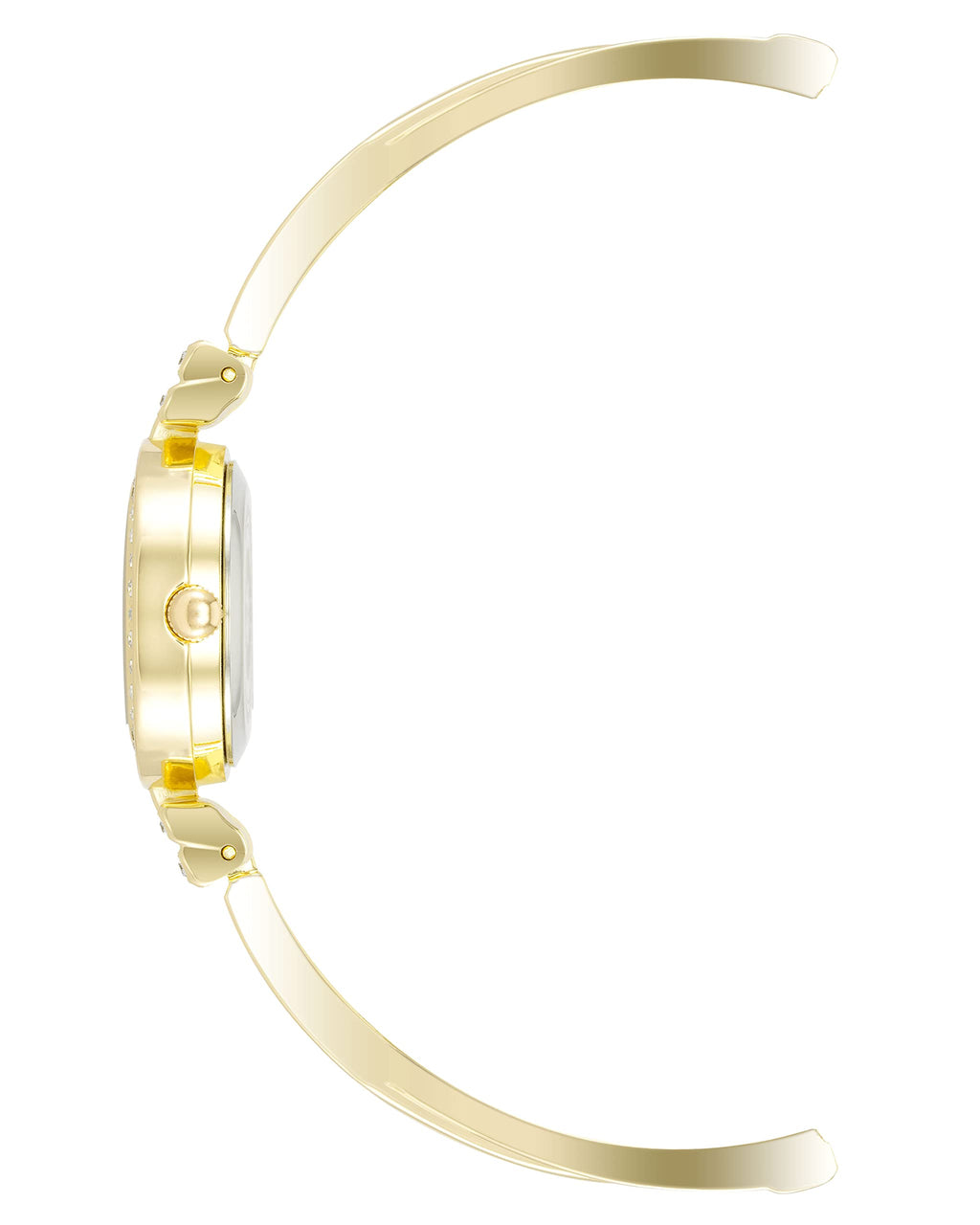Anne Klein Women's Premium Crystal Accented Bangle Watch and Bracelet Set