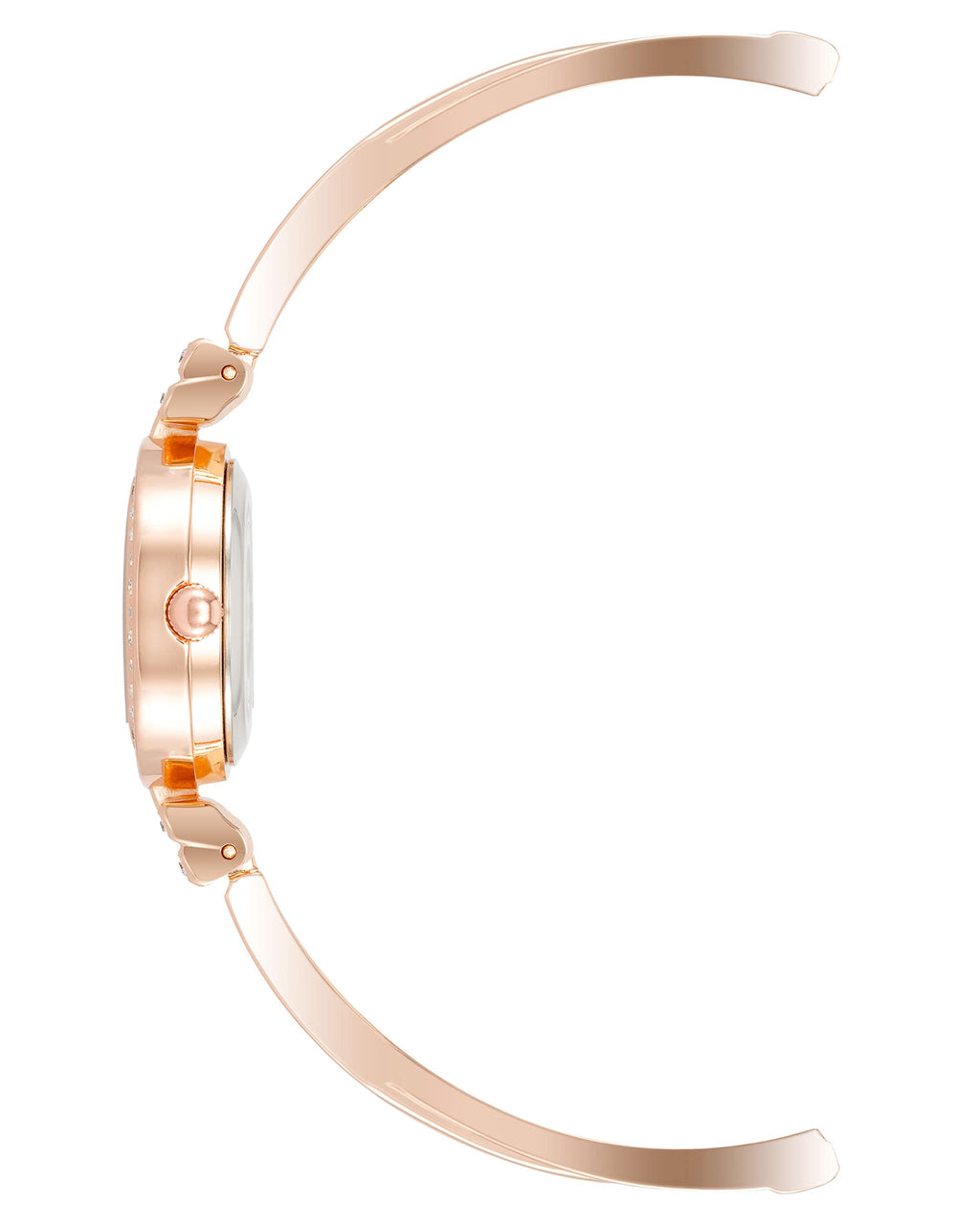 Anne Klein Women's Premium Crystal Accented Bangle Watch and Bracelet Set