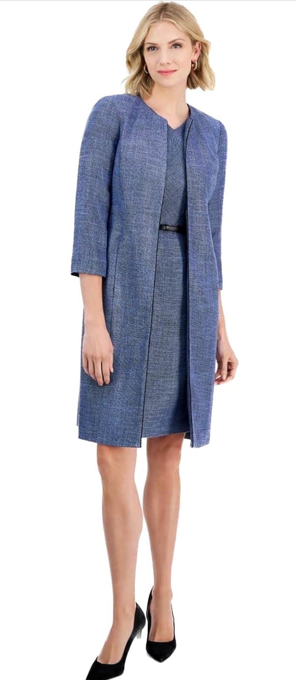 Kasper Women's Topper with Piping