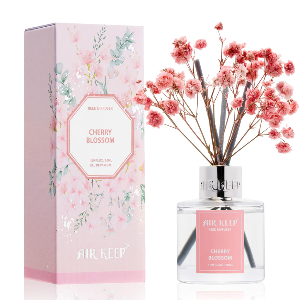 Airkeep Clean Linen Reed Diffuser Set