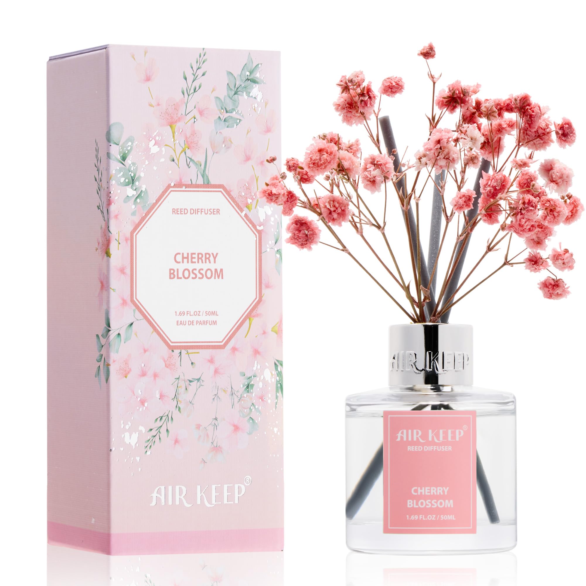 Airkeep Clean Linen Reed Diffuser Set