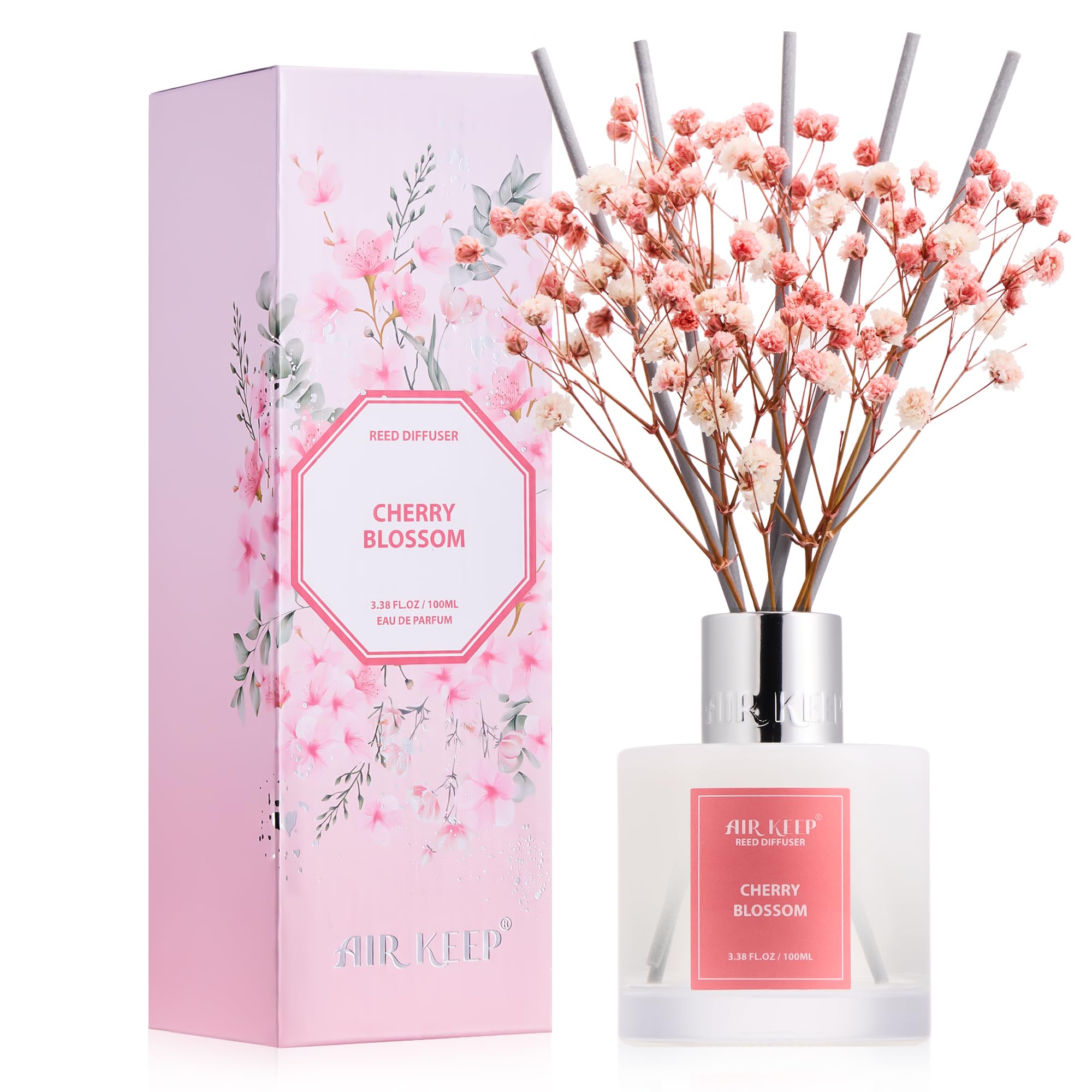 Airkeep Clean Linen Reed Diffuser Set