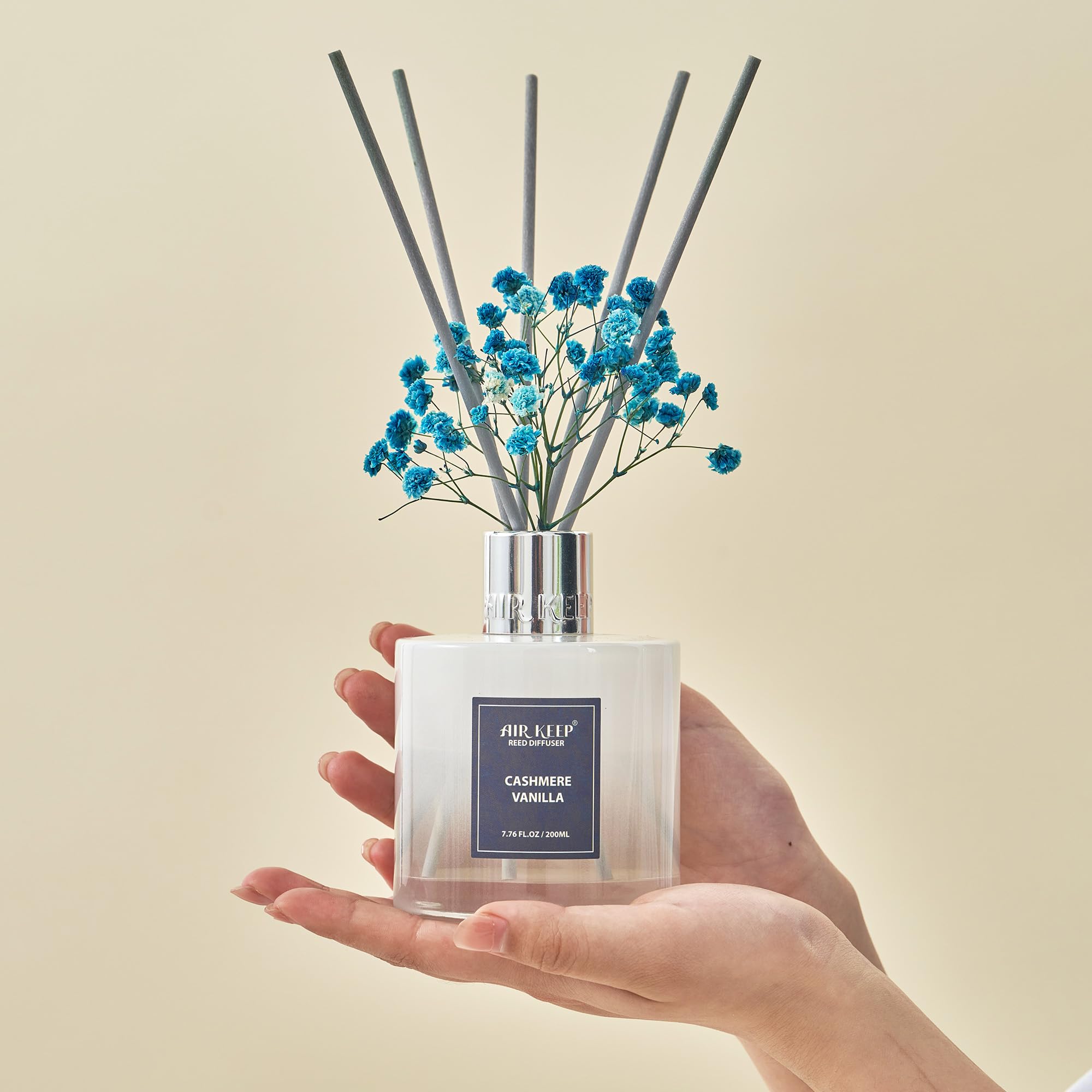 Airkeep Clean Linen Reed Diffuser Set