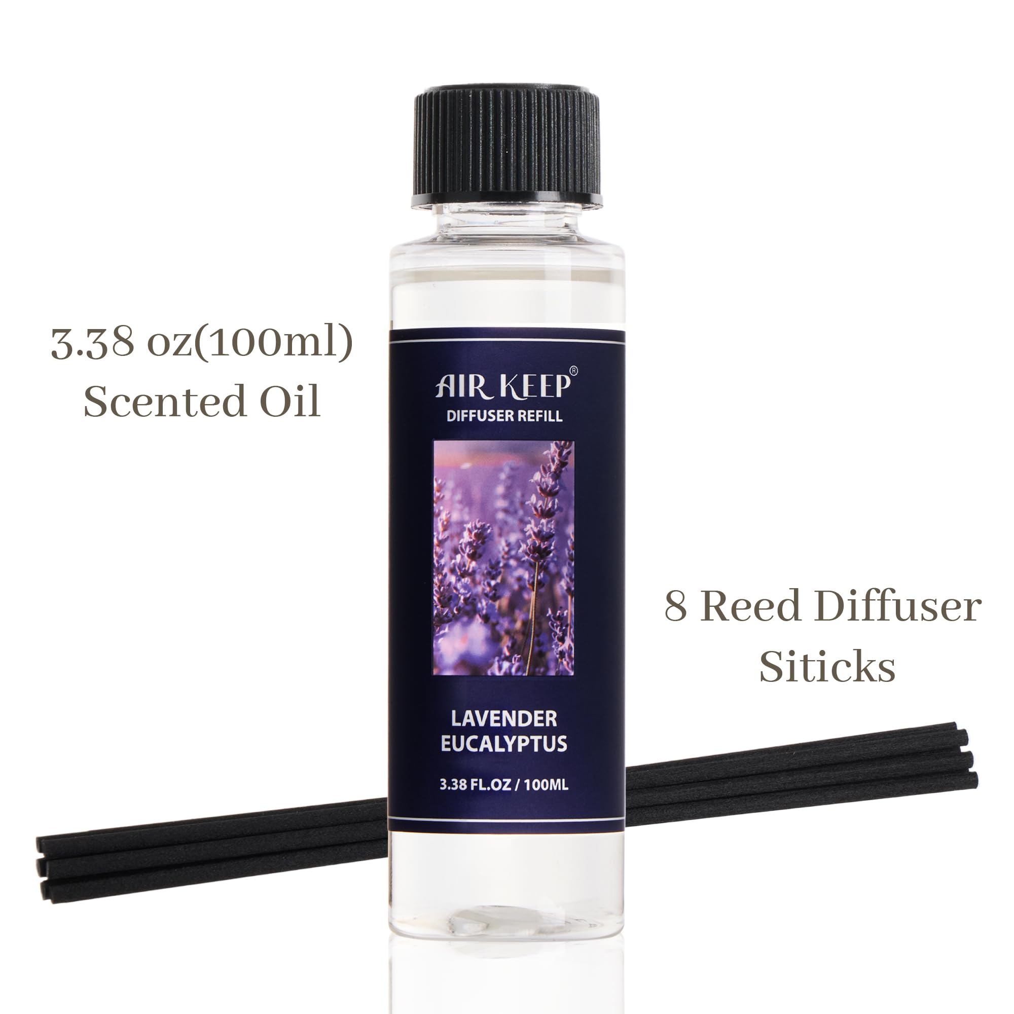 Airkeep Clean Linen Reed Diffuser Set