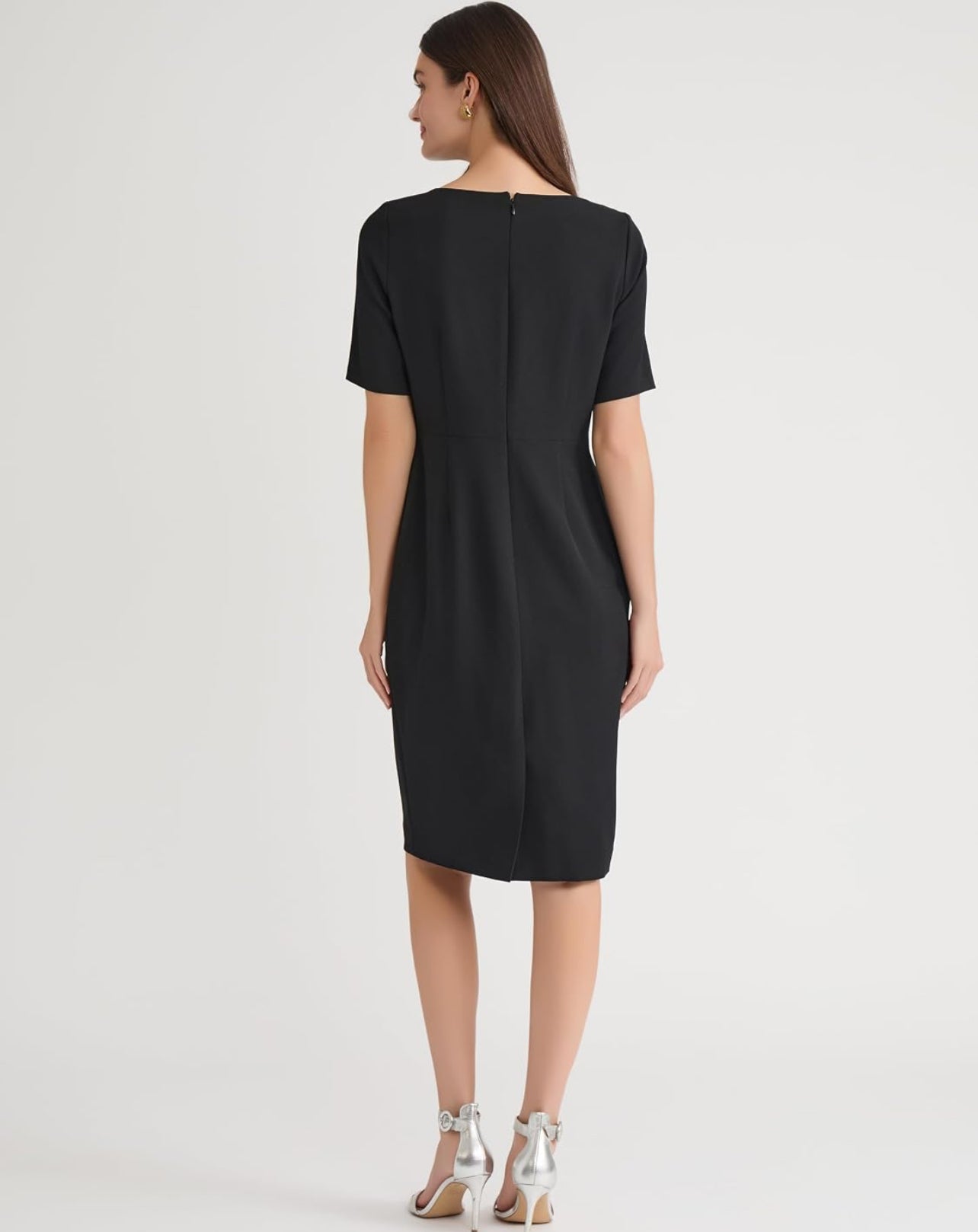 Kasper Women's Elbow Sleeve Embellished Dress