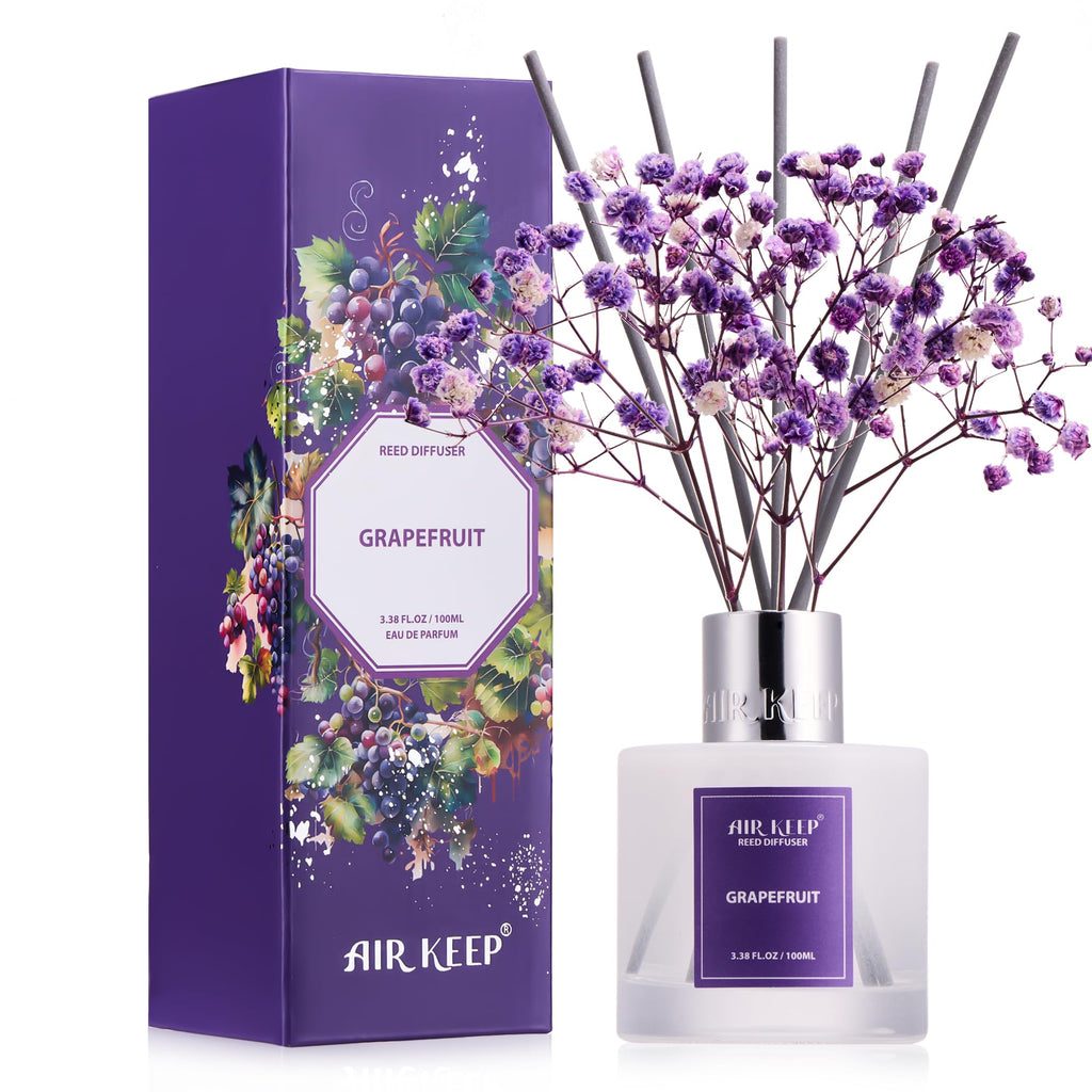 Airkeep Clean Linen Reed Diffuser Set