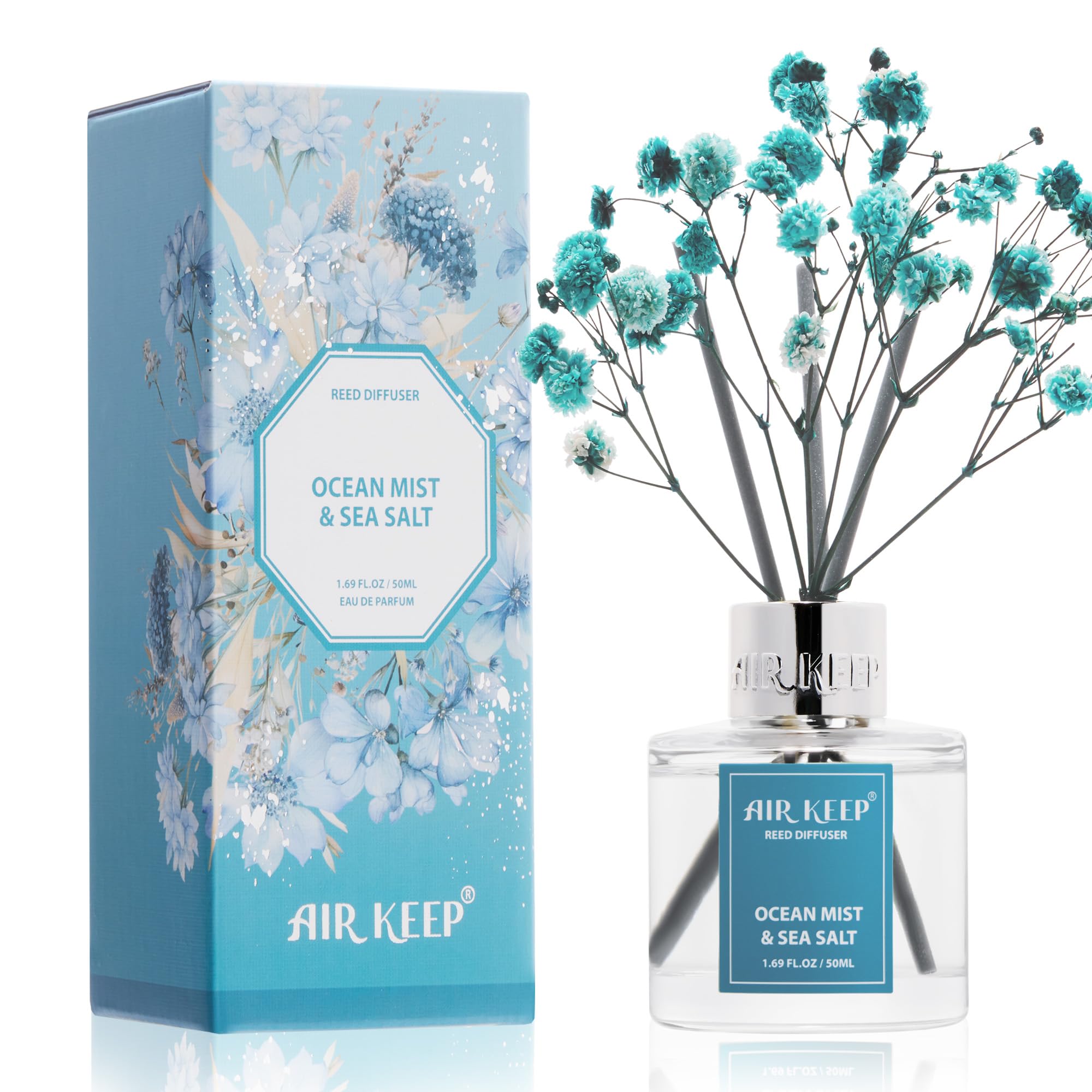 Airkeep Clean Linen Reed Diffuser Set