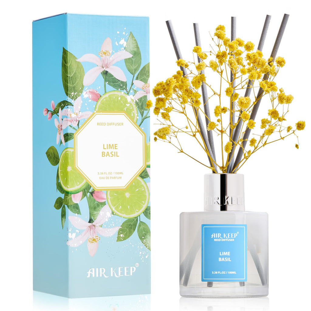 Airkeep Clean Linen Reed Diffuser Set