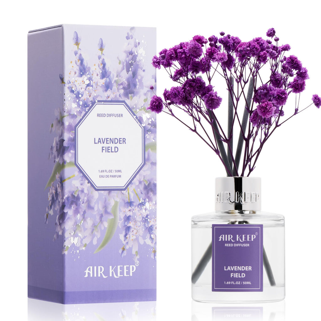 Airkeep Clean Linen Reed Diffuser Set
