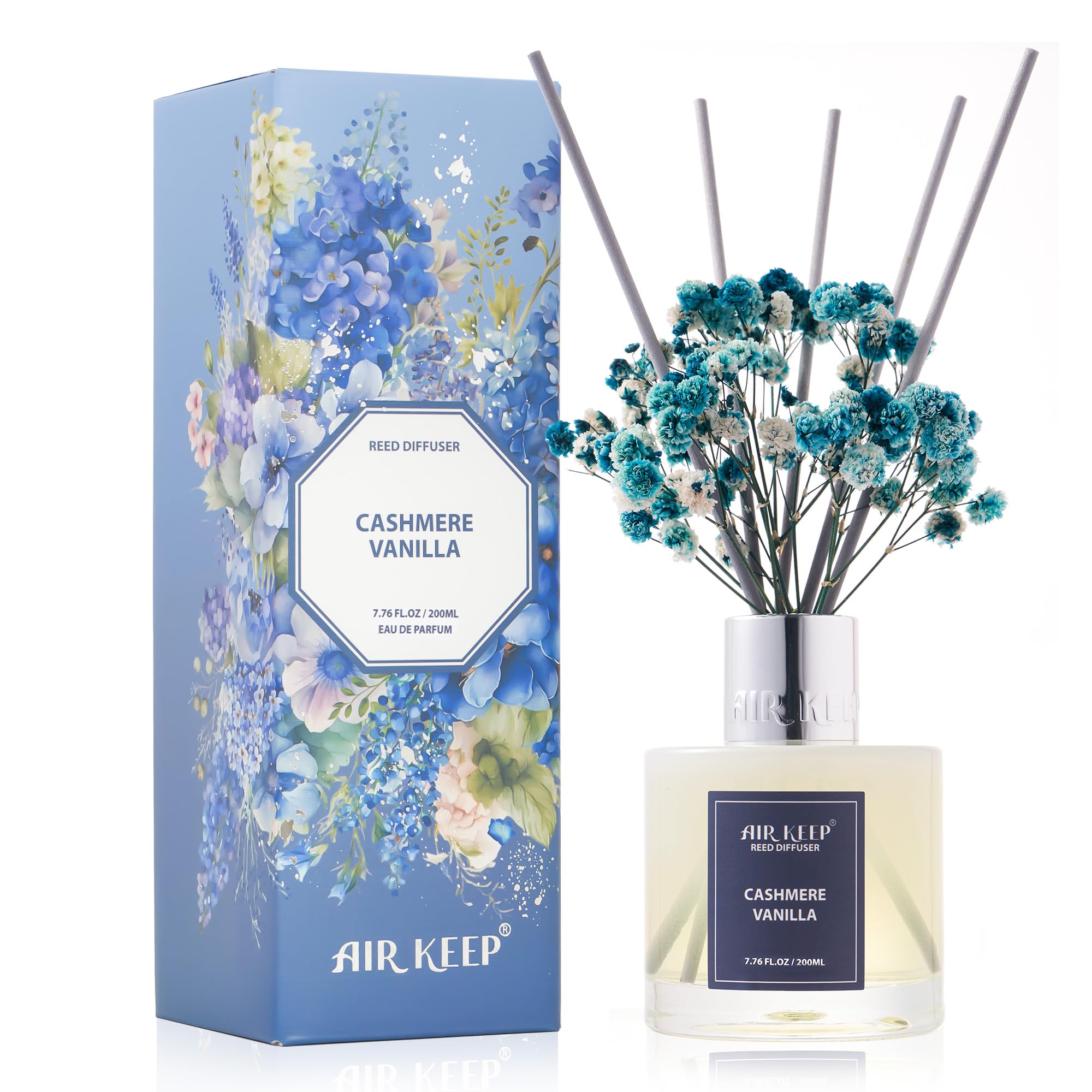 Airkeep Clean Linen Reed Diffuser Set