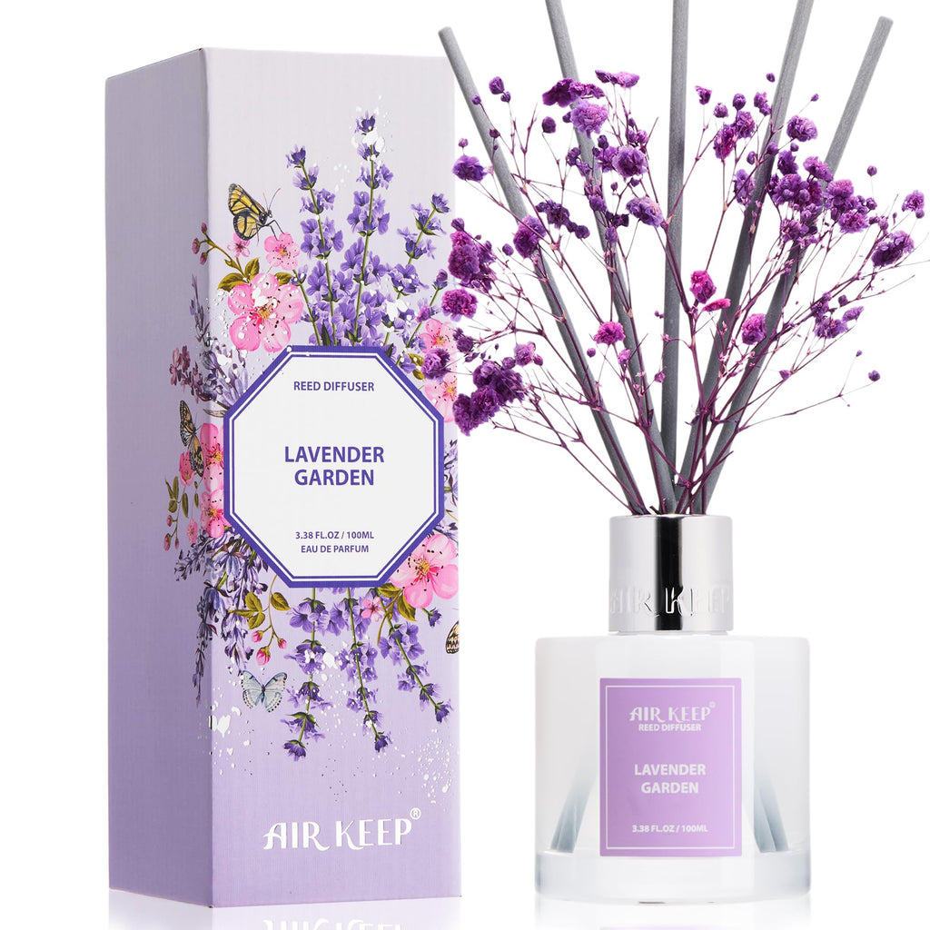 Airkeep Clean Linen Reed Diffuser Set