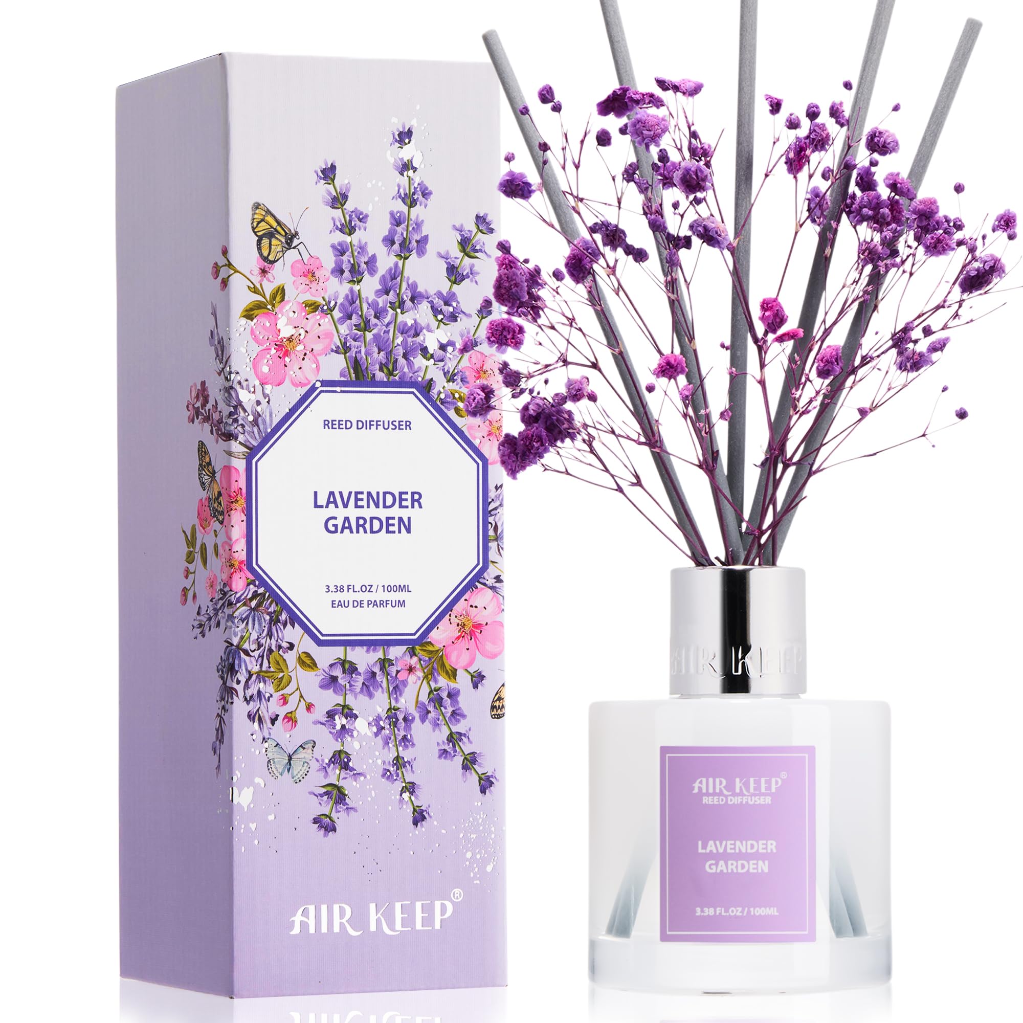 Airkeep Clean Linen Reed Diffuser Set