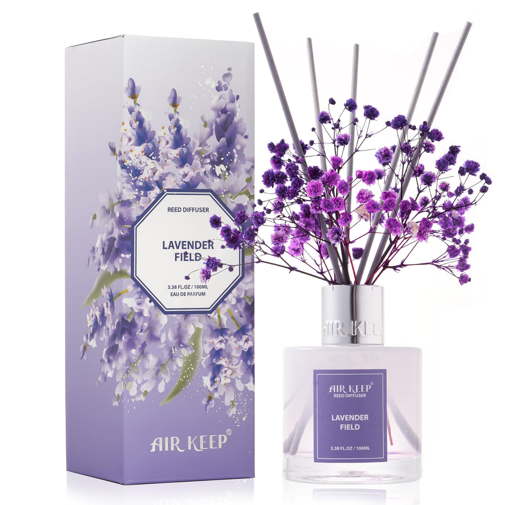 Airkeep Clean Linen Reed Diffuser Set