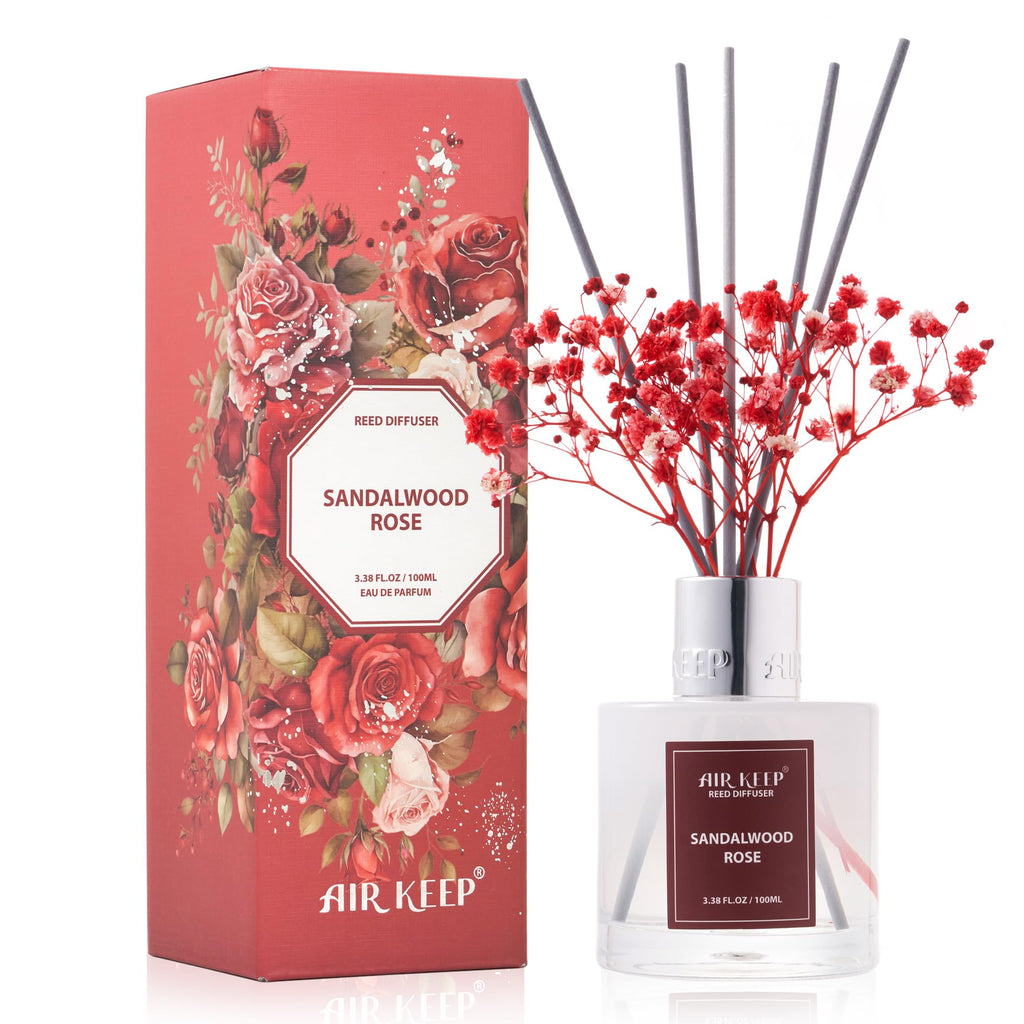 Airkeep Clean Linen Reed Diffuser Set