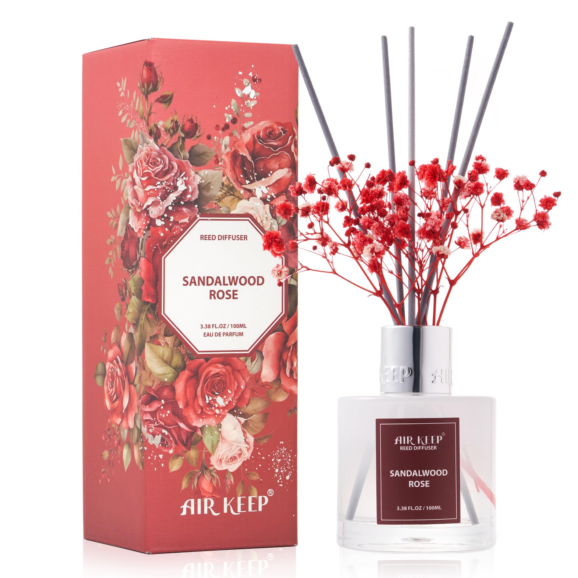 Airkeep Clean Linen Reed Diffuser Set