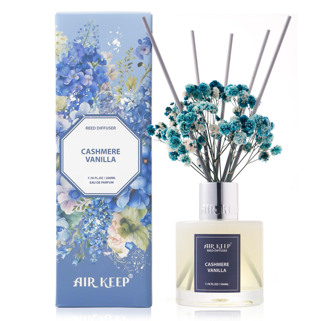 Airkeep Clean Linen Reed Diffuser Set