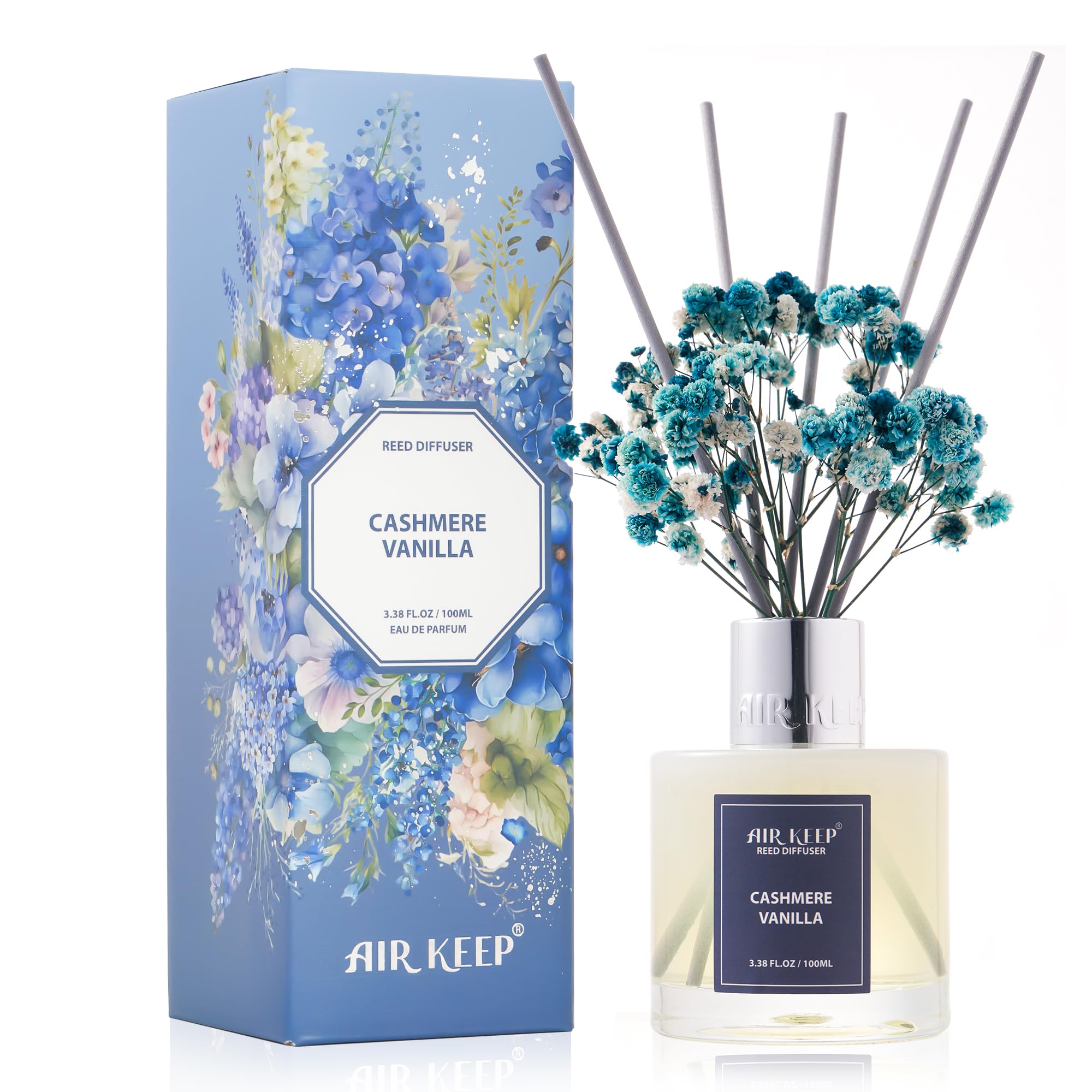 Airkeep Clean Linen Reed Diffuser Set