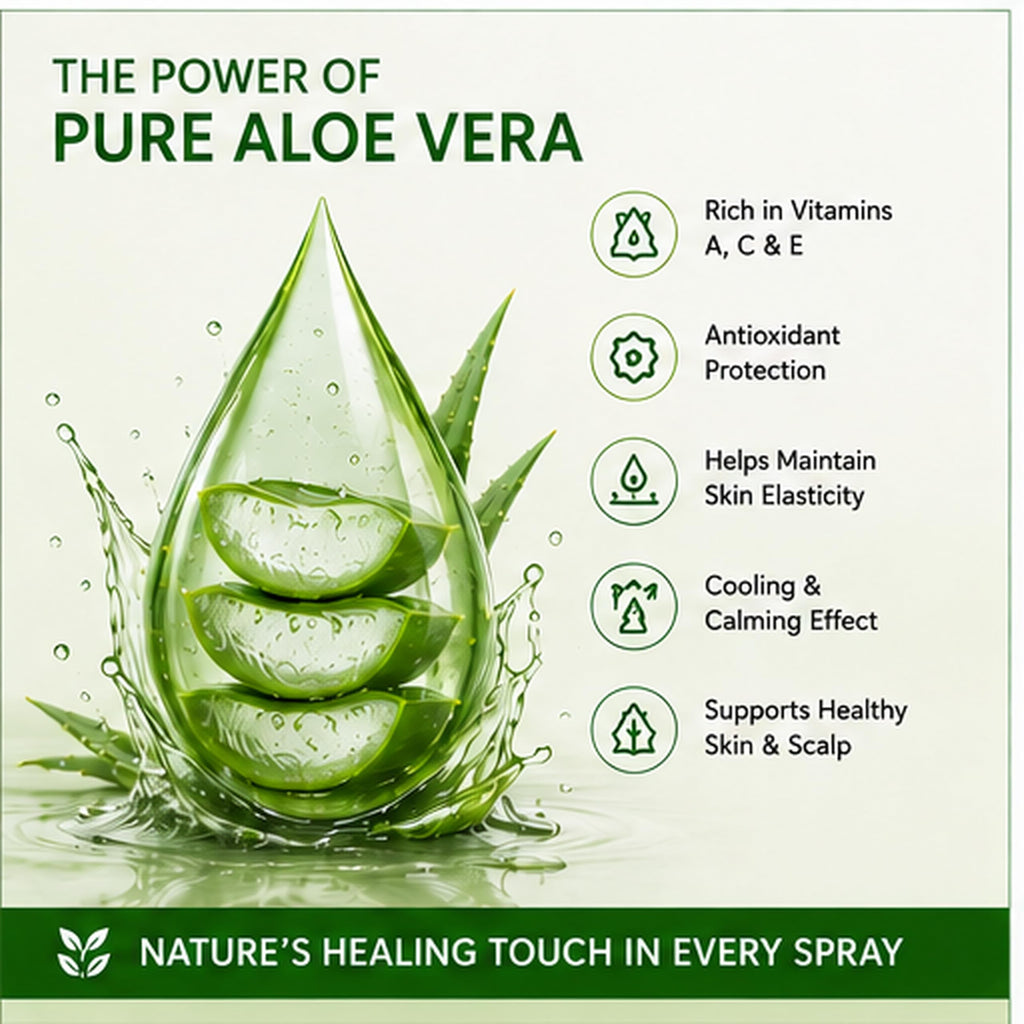 Allurials Aloe Vera Gel from USA's Freshly Cut Pure Organic Aloe, 12 Oz