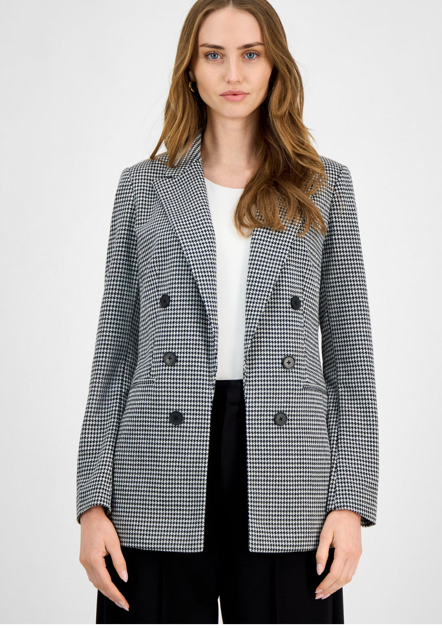 Bar III Women's Plaid Faux Double-Breasted Blazer